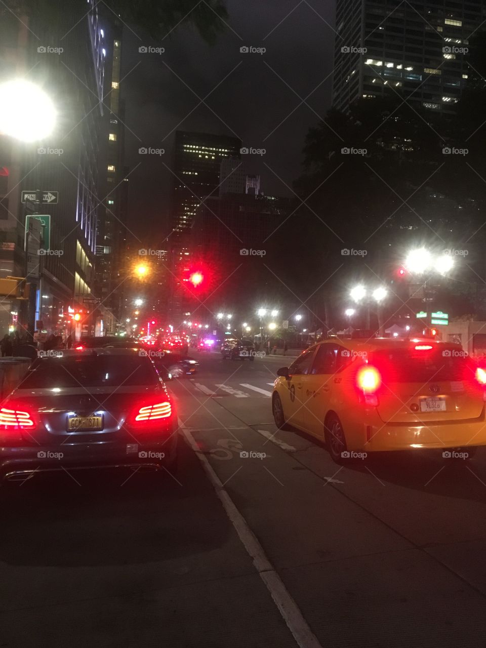 NYC at night
