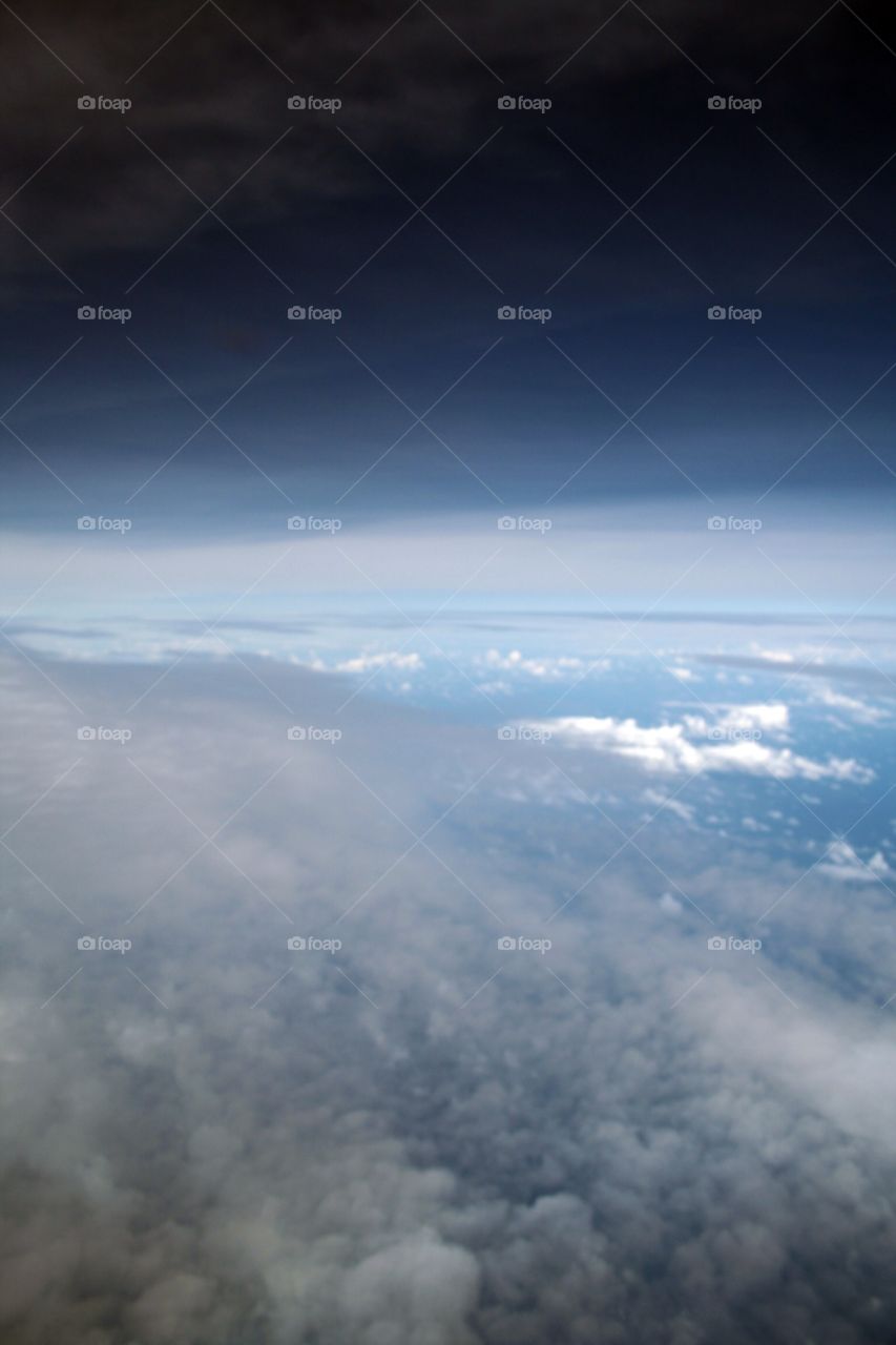 sky blue clouds flight by adrianocastelli