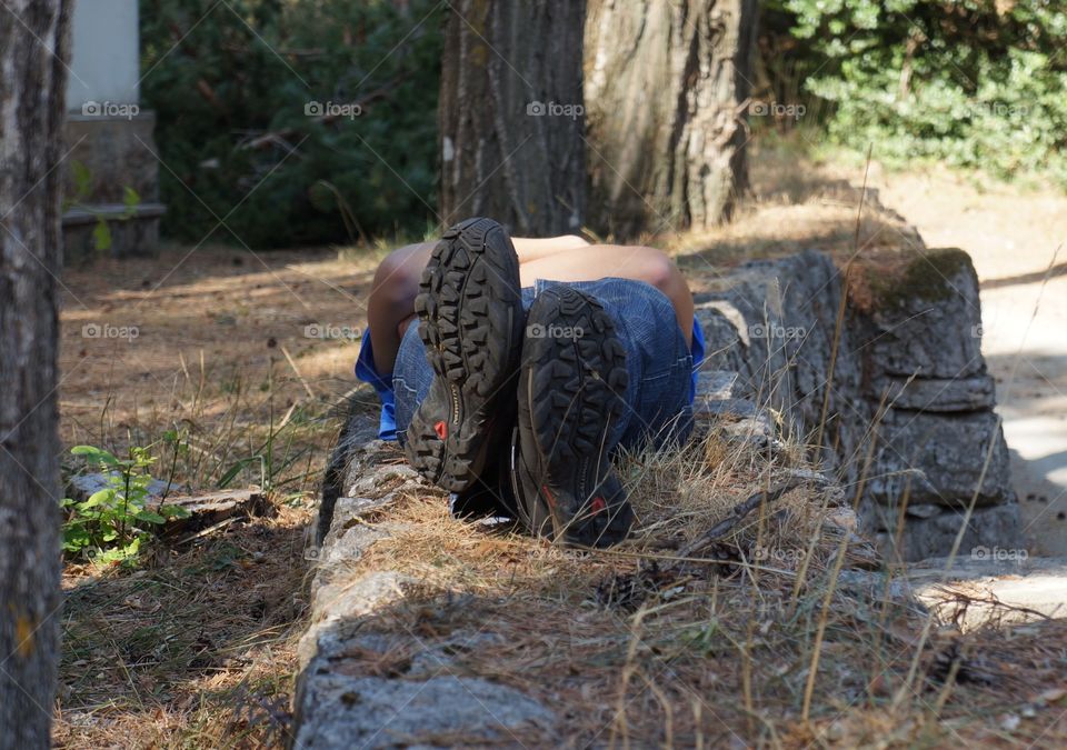 Siesta en el bosque