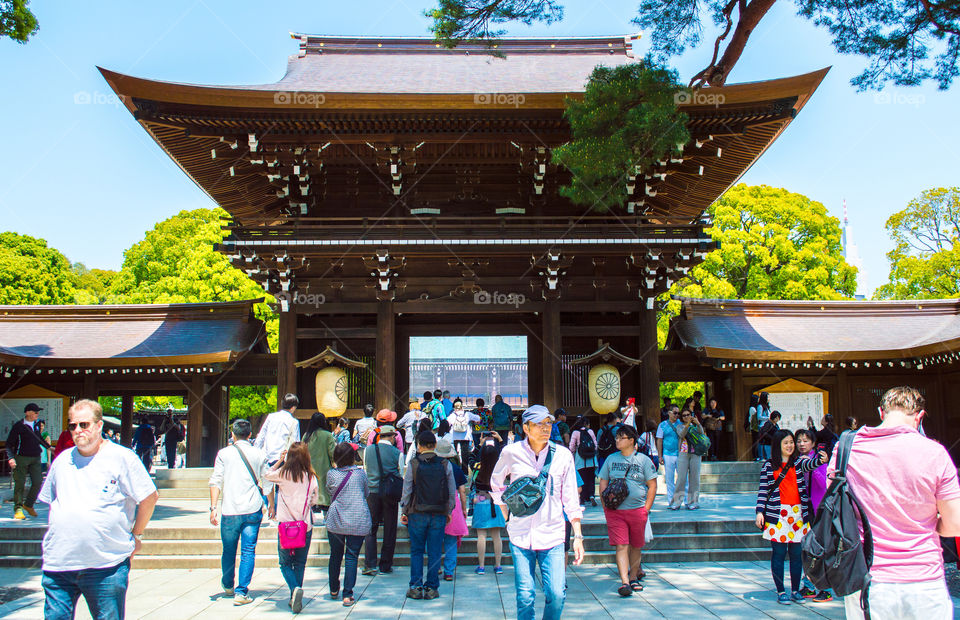 Meiji Temple in Tokyo