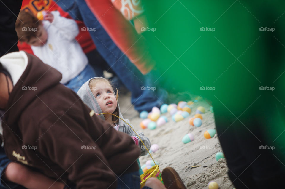 Egg Hunt on the Beach