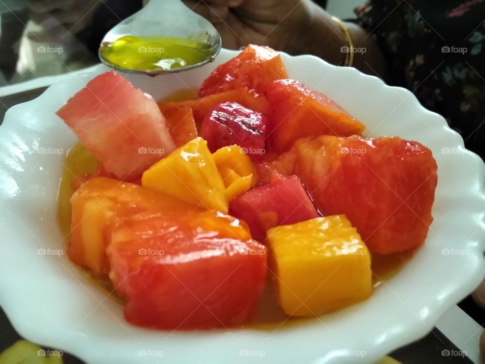 Fruit salad with Jelly