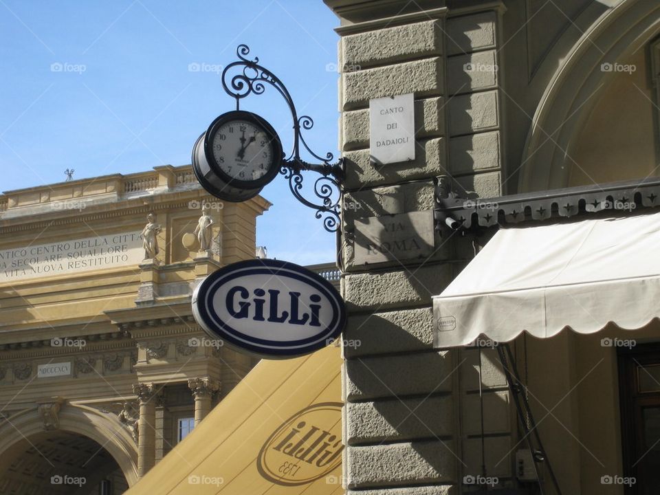 Gilli shop Florence Italy 
