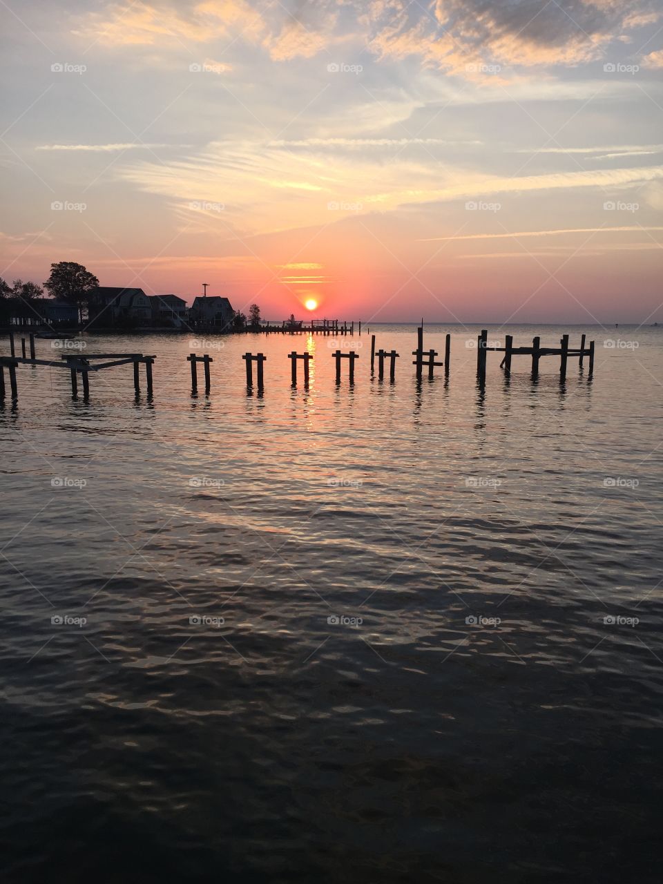 Sunrise over the bay 