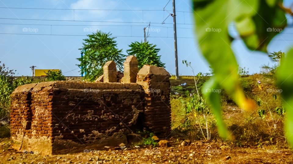 old buildings and nature photography 