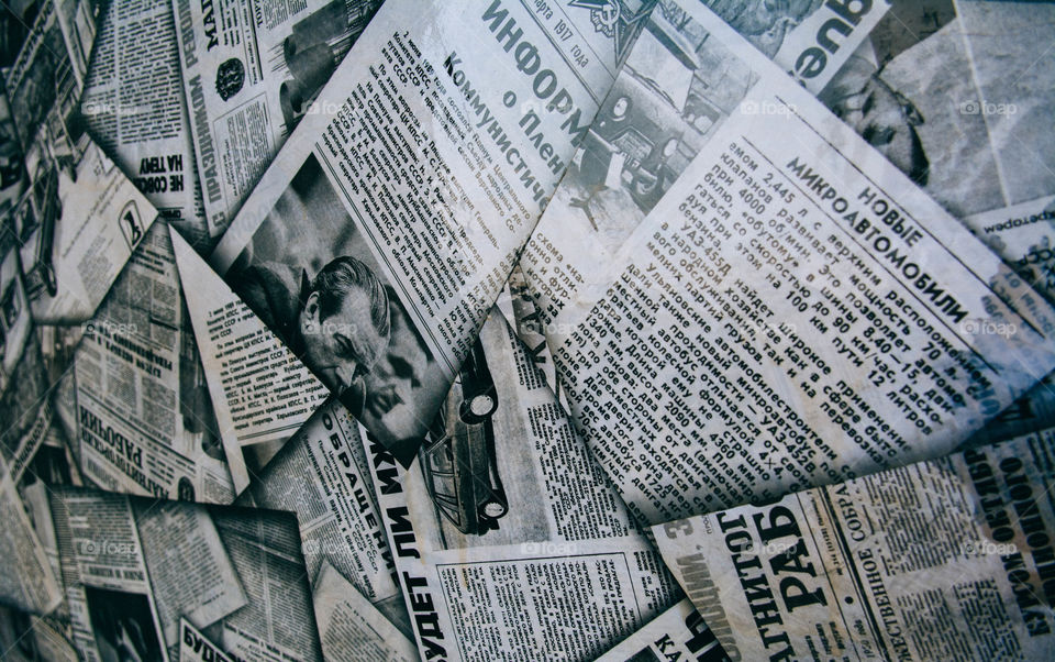 Newspaper texture