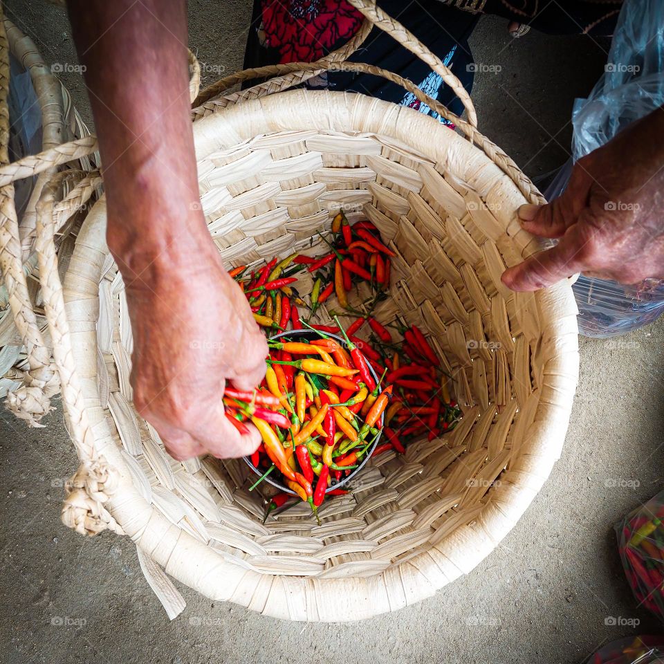 Selling chili
