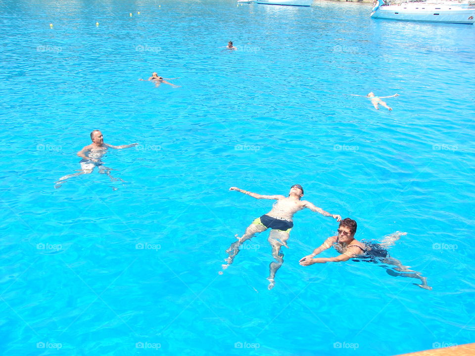 Early summer swimming in Ionian Sea