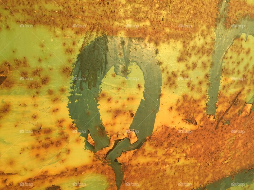 Paint on Rust Texture 