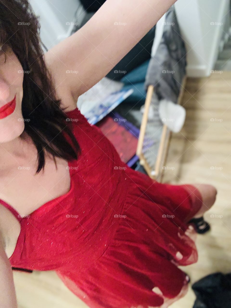 Little Red Dress & Matching Lips 