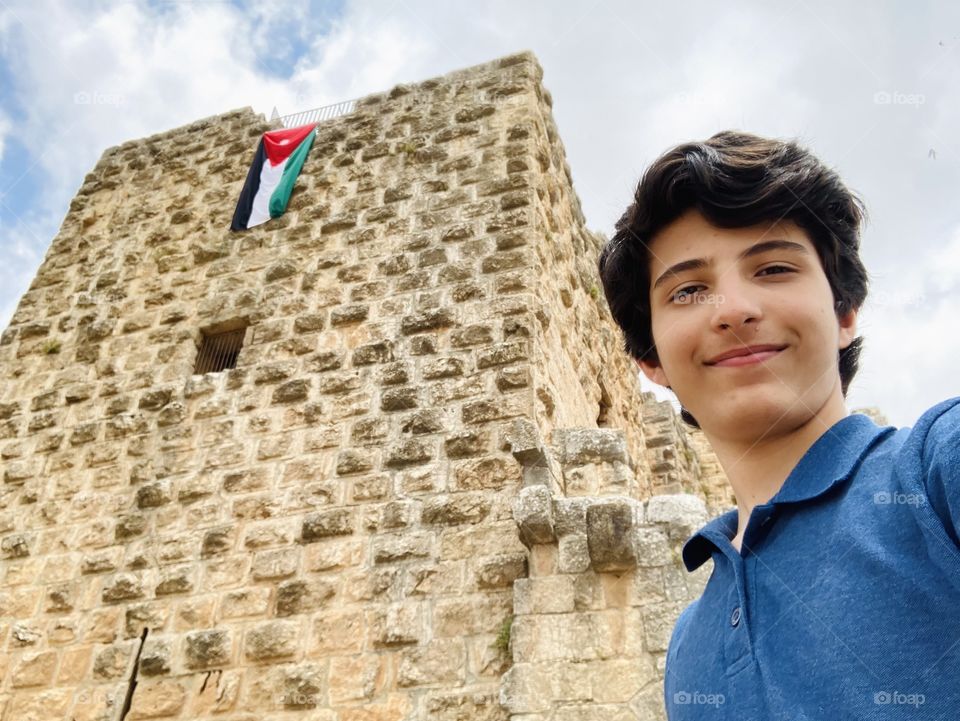 Me when I was in Ajloun Castle 🏰