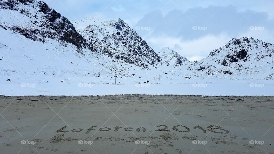 Beautiful beaches of Lofoten