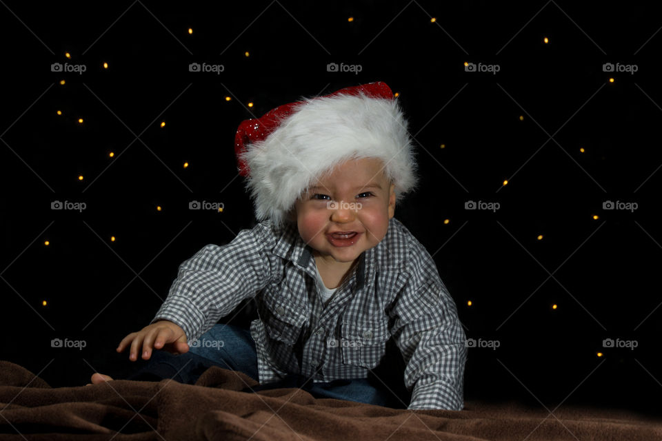 Close-up of happy boy