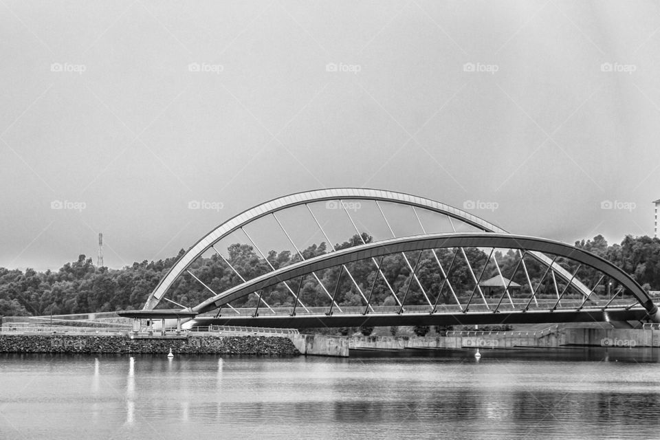 Bridge over on river