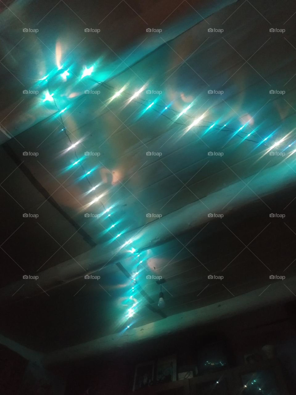 Christmas electric garlands.