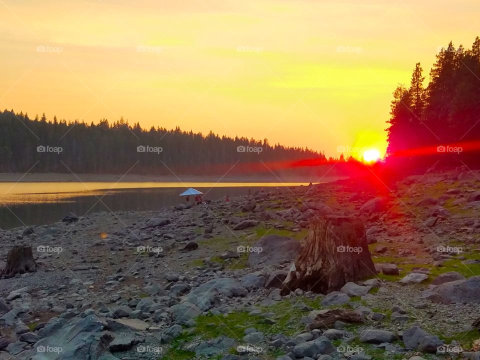Philbrook lake,  California