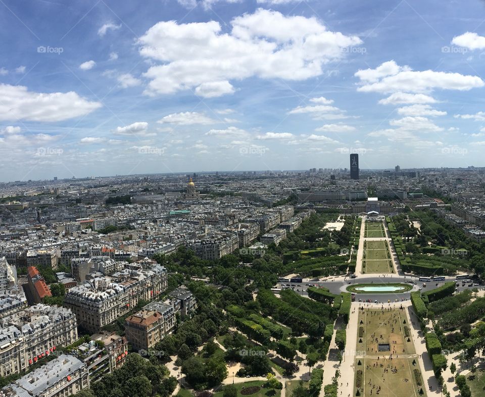 Paris city view 