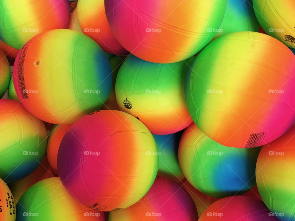 Colorful balls...