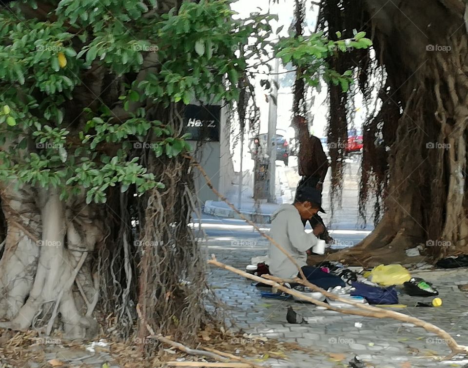 Homeless man Cape Town