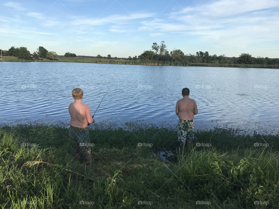Fishing at the vamptons 