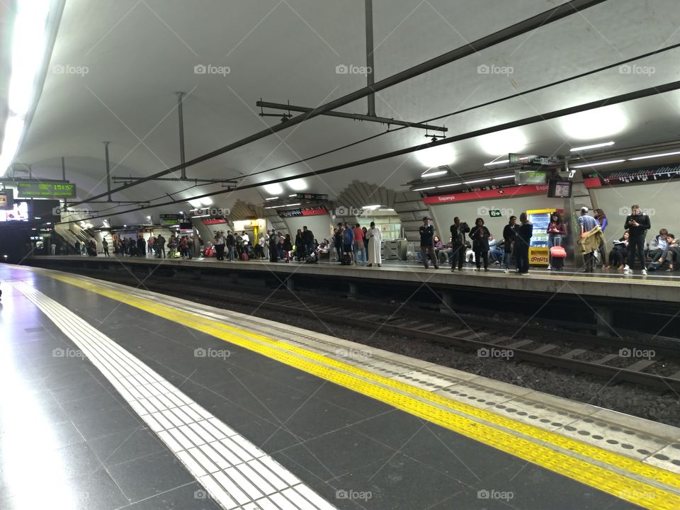 Una estación de metro