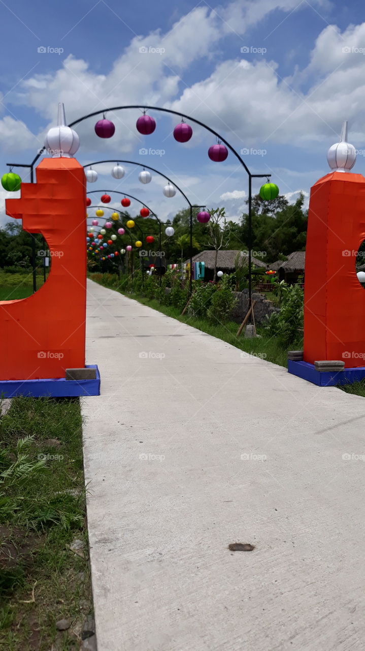 belakang candi plaosan