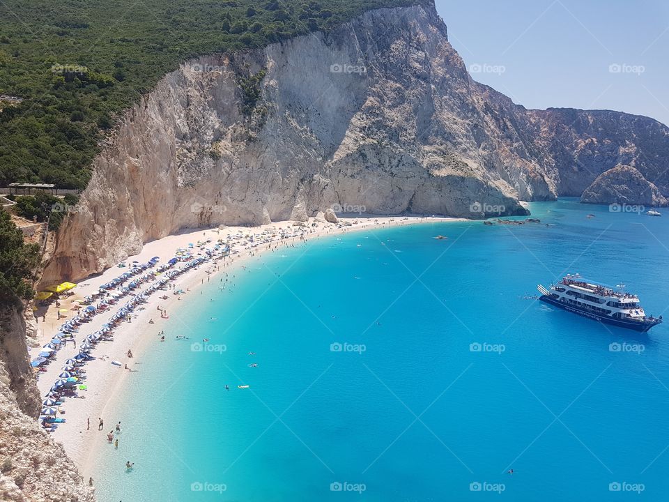 Porto Katsiki beach Lefkada Greece