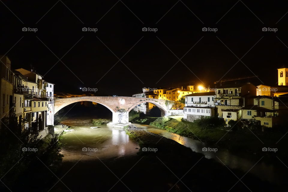old bridge in Tuscany