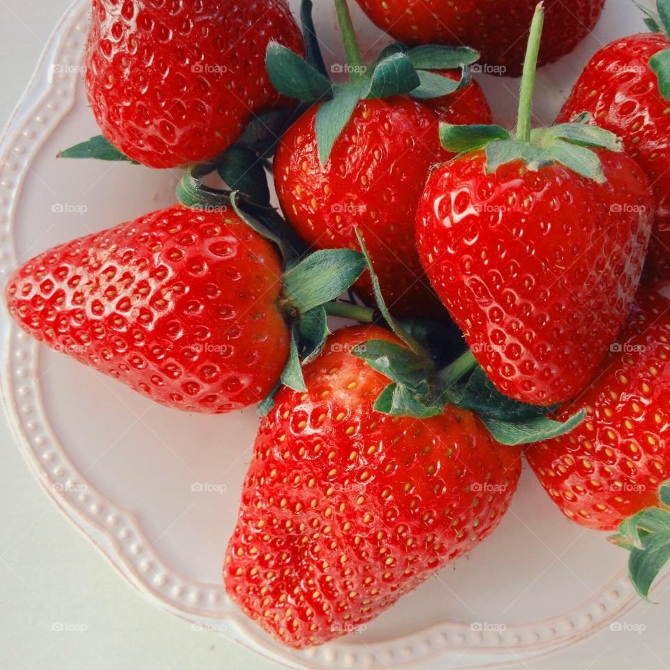 Close-up of strawberries