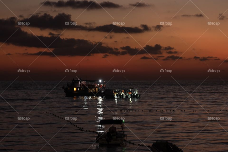 Beautiful sunset on the beautiful island ... Koh Lipe Thailand