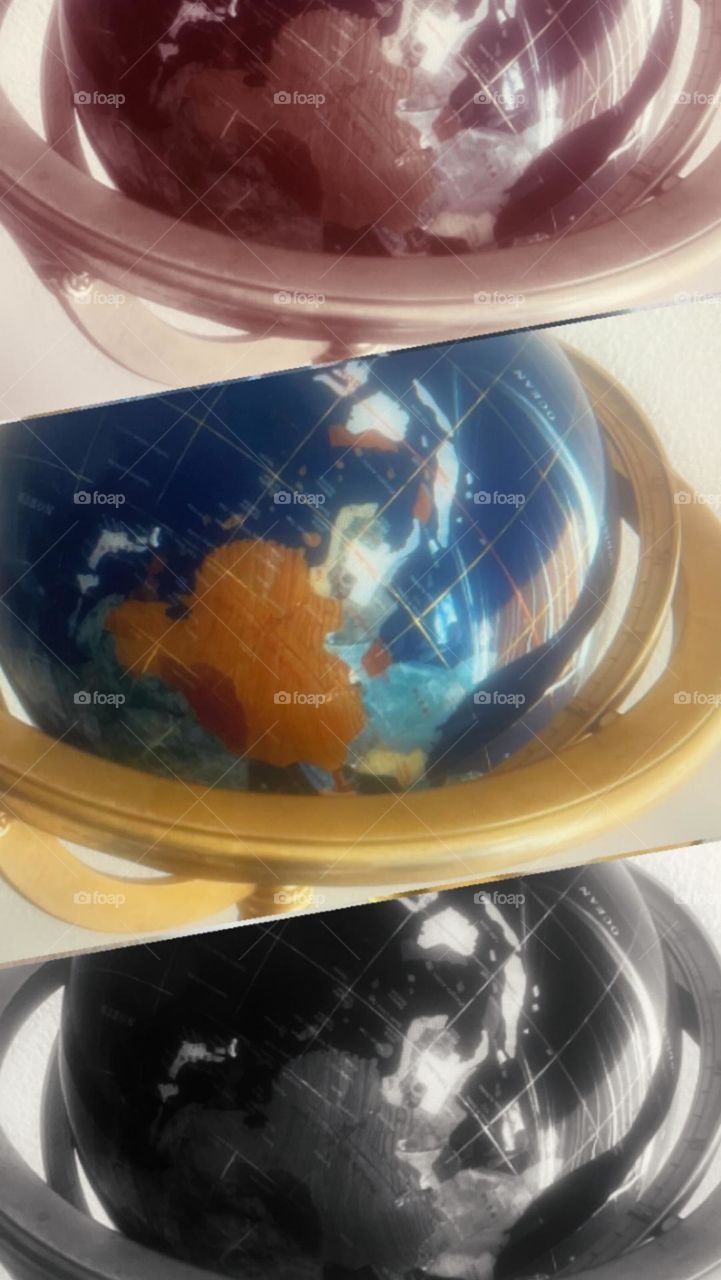 Antique globe 