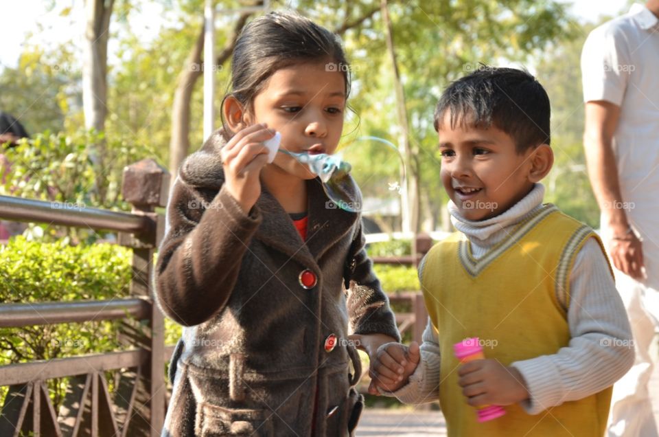 Children Enjoying