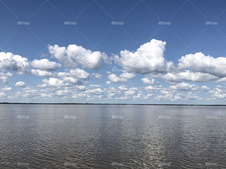 Cloudy lake