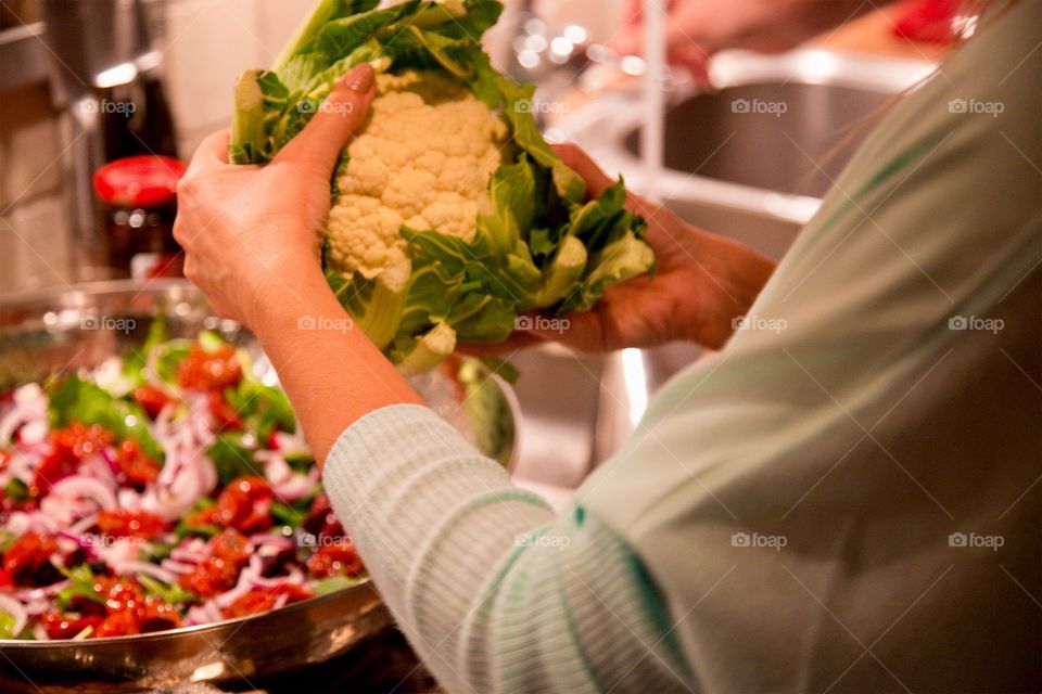 Preparing food