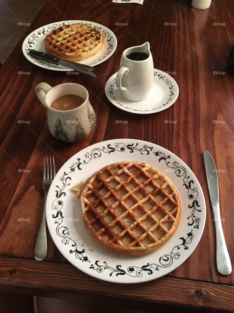 Early morning breakfast 