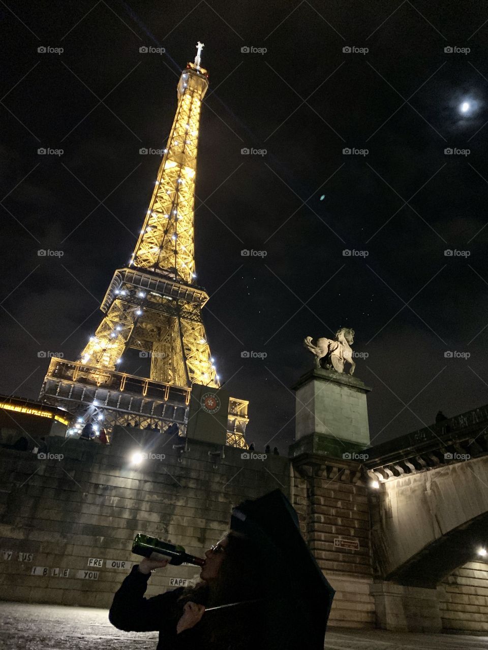 Picnic under the Eiffel Tower