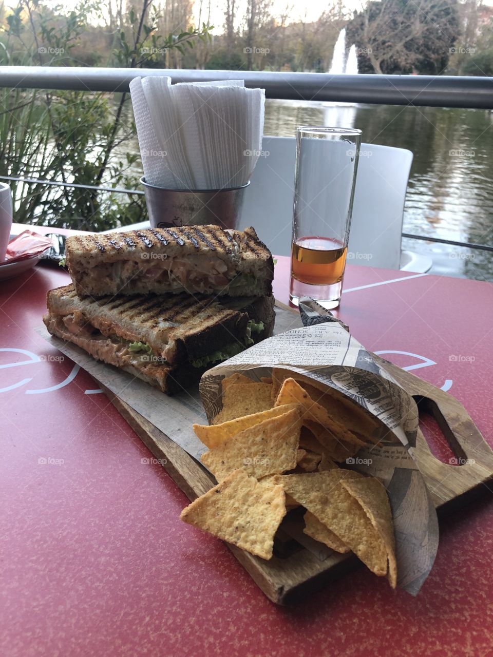 Lakeside snack