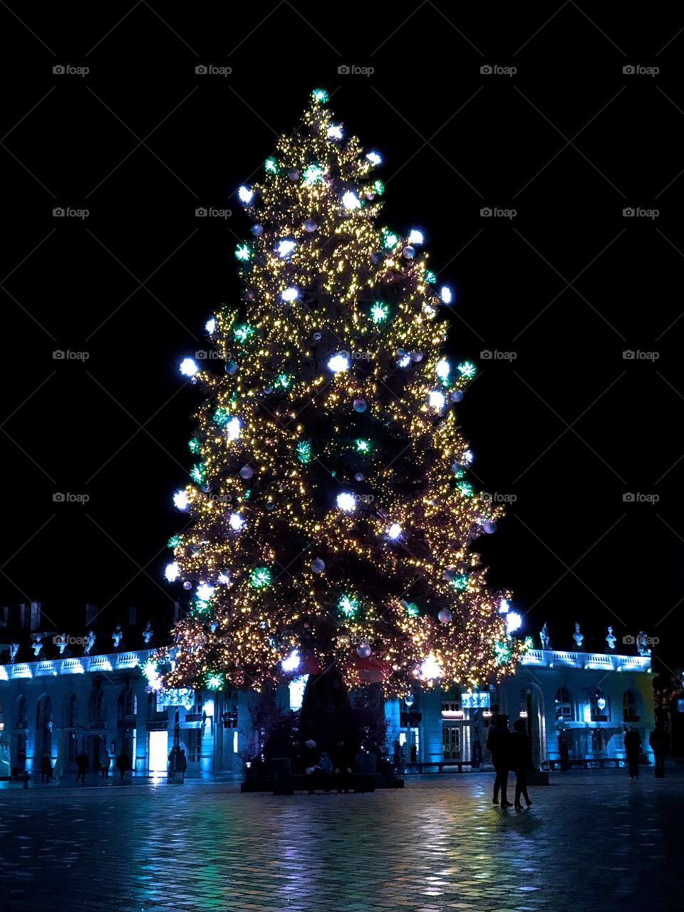 Christmas tree Stanislas place Nancy