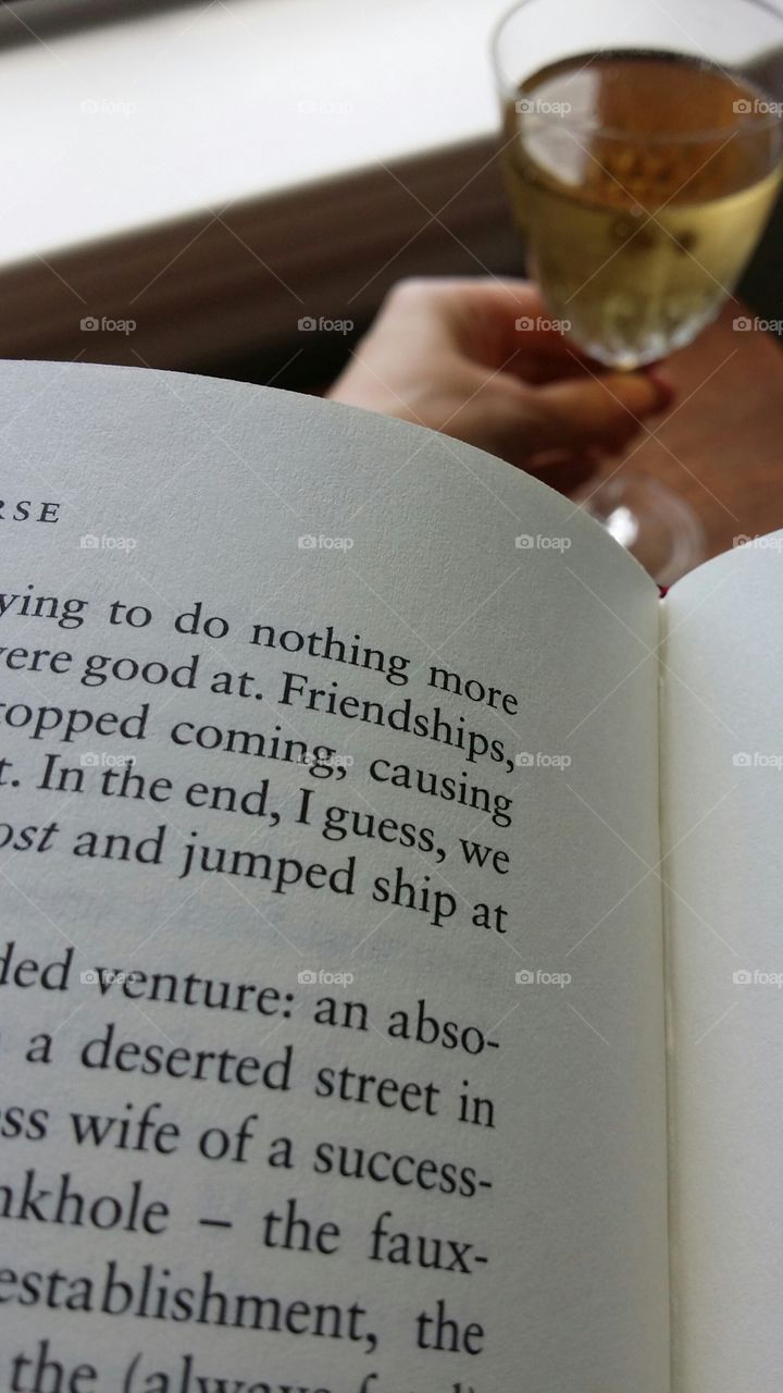 Glass of Wine and a Good Book
