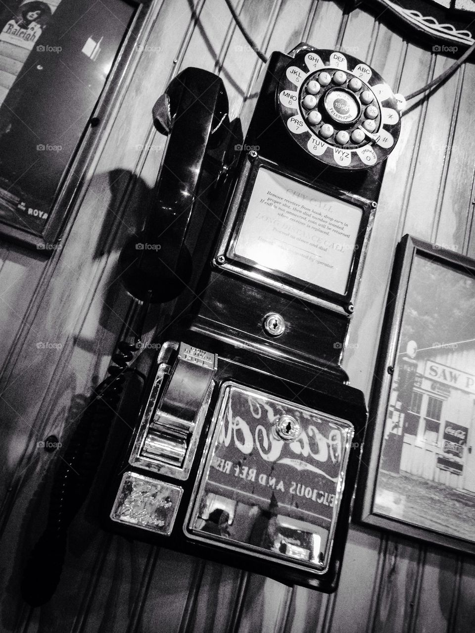 Vintage payphone