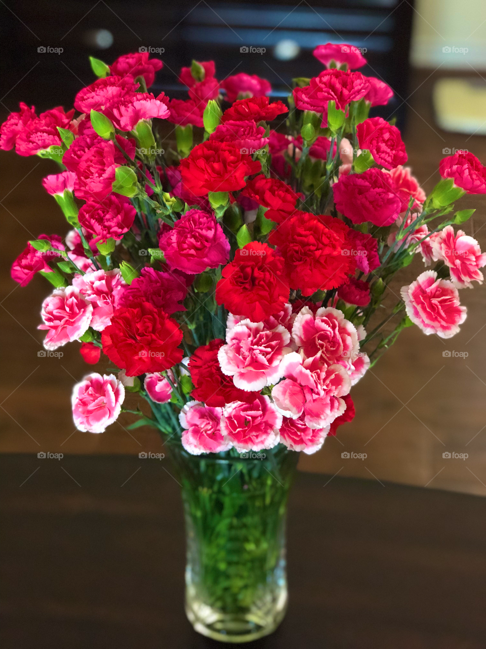 Carnation bouquet.