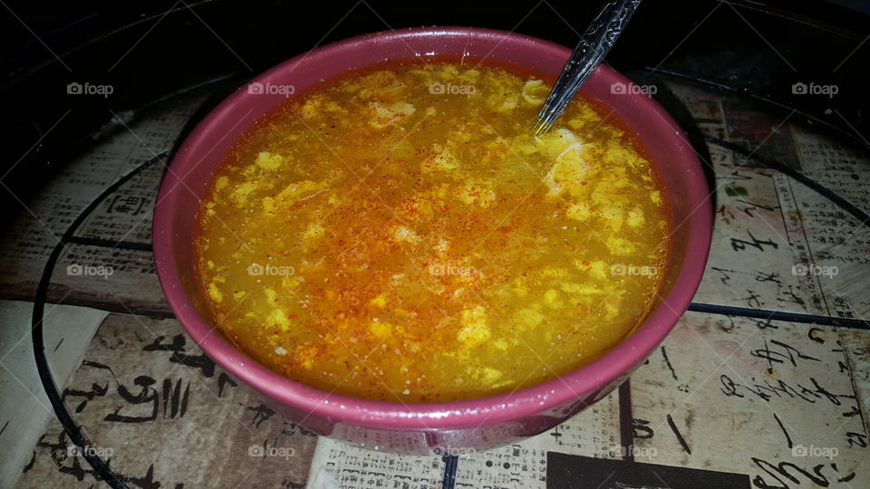 egg soup