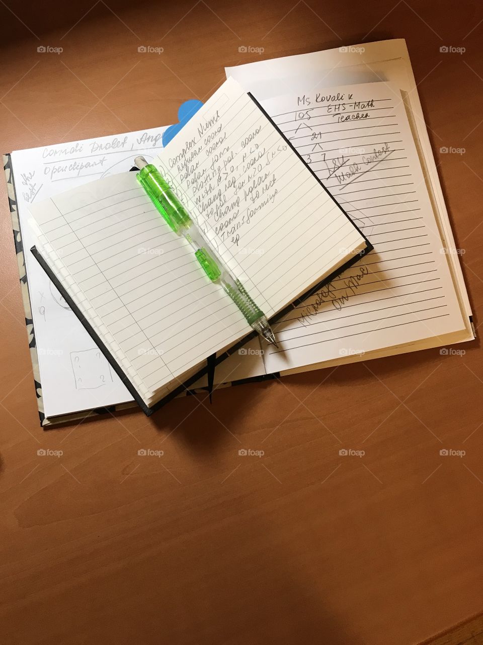 Working notebooks