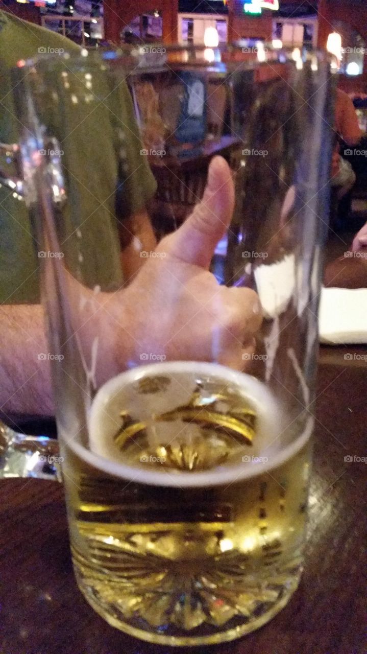 Thumbs Up For Beer!