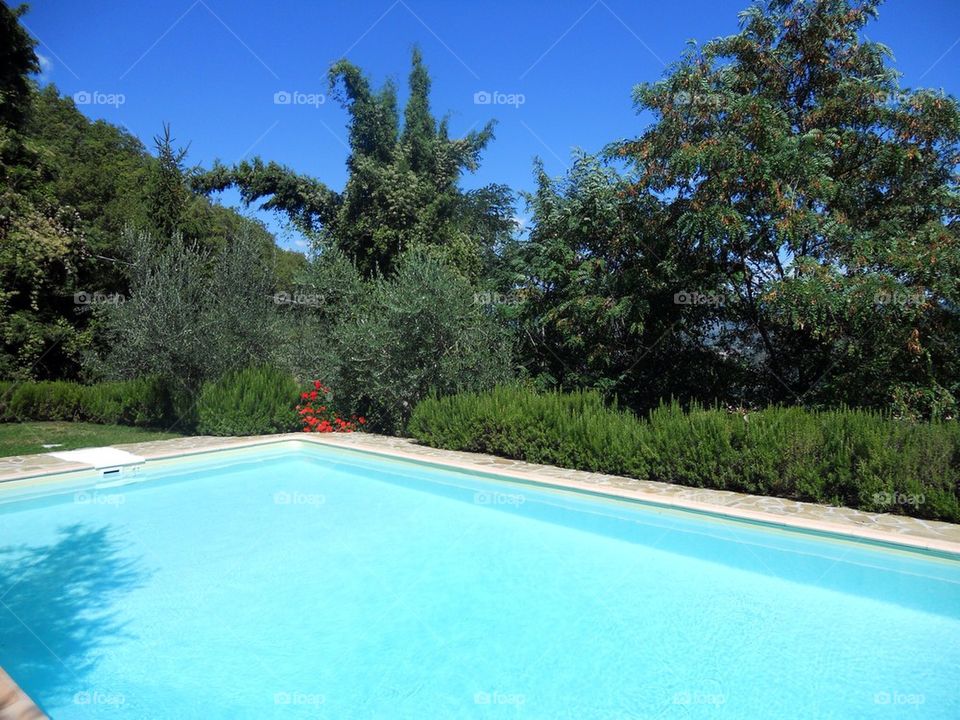 Tuscan pool