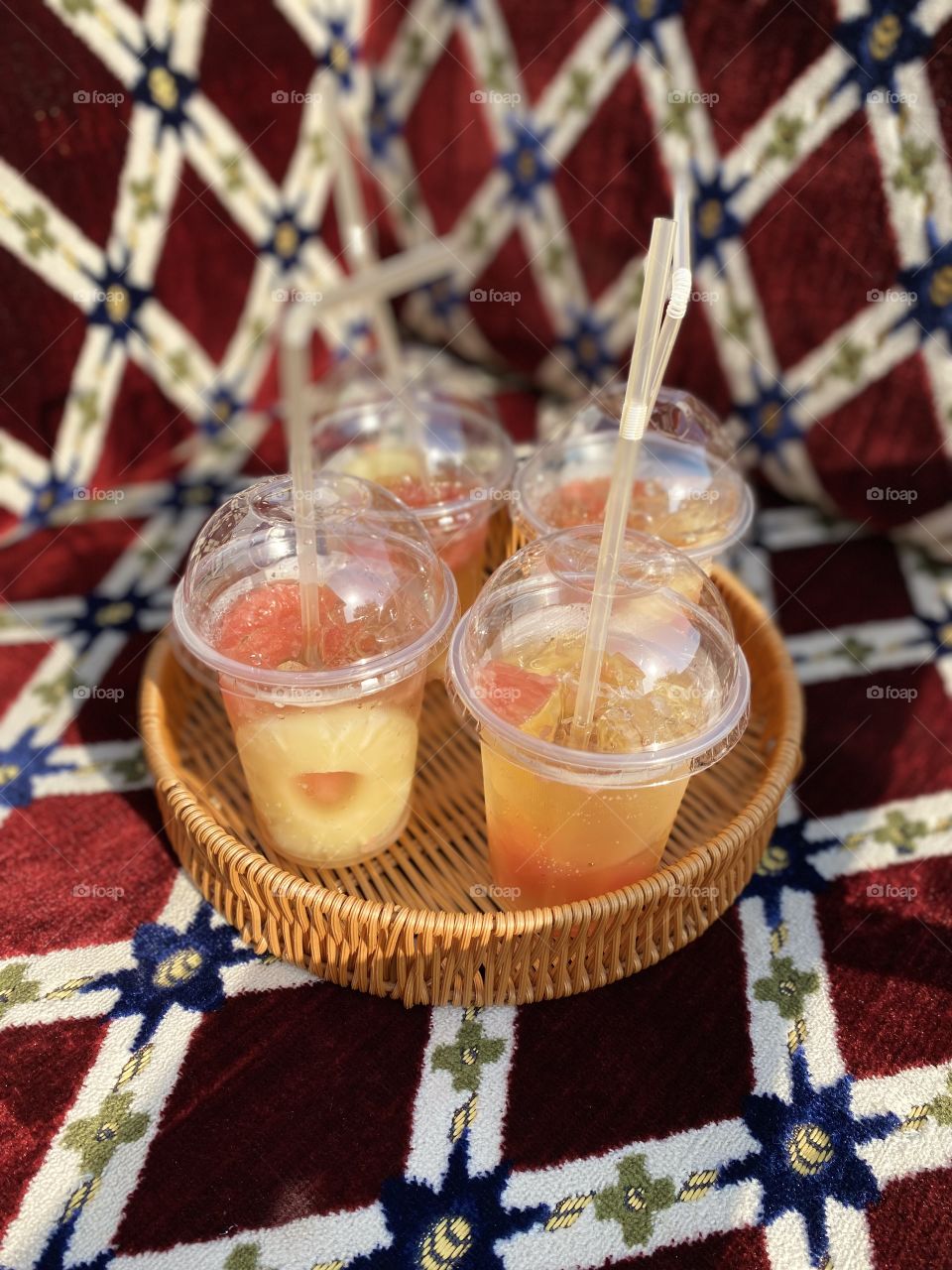 Beautiful trip to amazing family and drinking mahito juice with my family 🥤