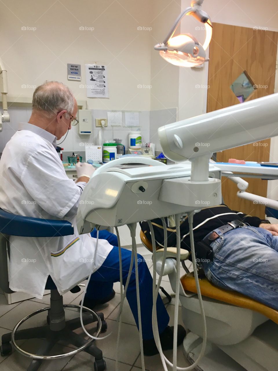 Treatment at the dentist