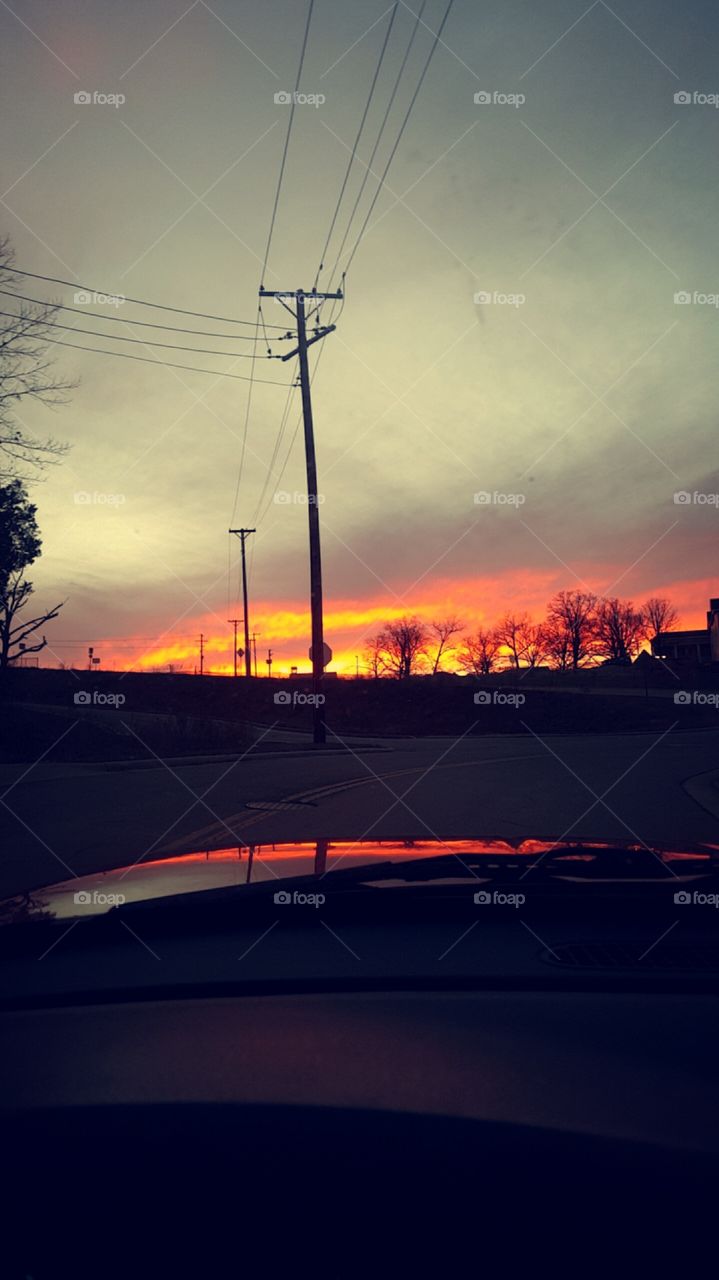 Sunset in Branson Missouri
