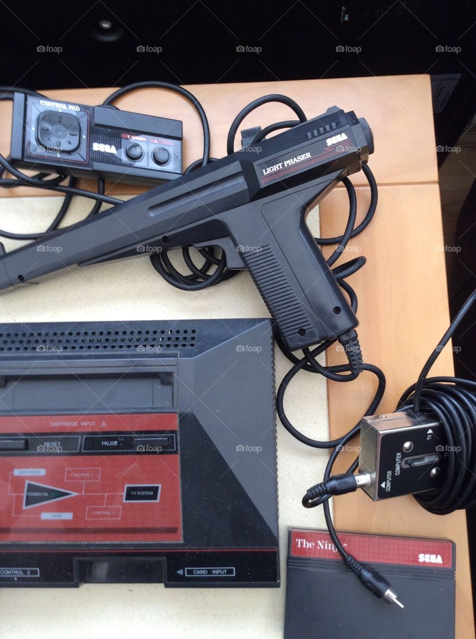 Sega master system console