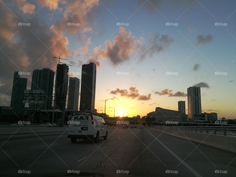 Miami sundown
